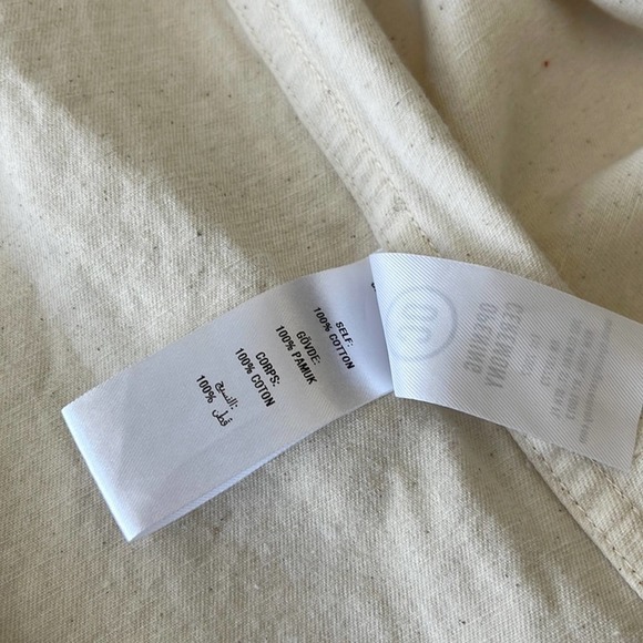 Opening Ceremony ONE SIZE (Oversized) Beige Hooded Elastic Cuffs Trench Coat - Picture 9 of 9